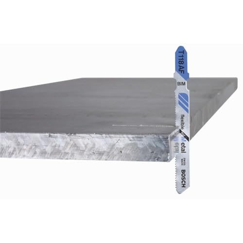 Bosch T118G 5 pc. 3-5/8 in. 36 TPI Basic for Metal T-Shank Jig Saw Blades - size: 5 Count (Pack of 1)