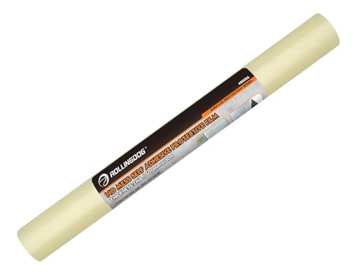 ROLLINDOG 2Mil Self Adhesive Clear Protective Glass Film 24 Inch x 100 Ft - color: 24 inch x 100 feet