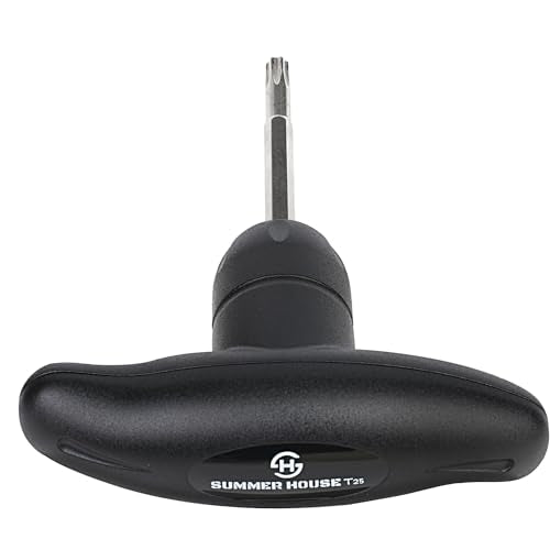 SummerHouse 40lbf Torque Golf Wrench for Driver Clubs and Fairway Hybrids Adapter Sleeve and Head Weight Adjustment - color: T25
