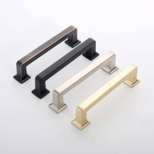 9BUILD 10 Pack 3.75 Inch Oil Rubbed Bronze Cabinet Pulls,Kitchen Hardware - color: Oil Rubbed Bronze, size: 3.75"/96MM Hole Center