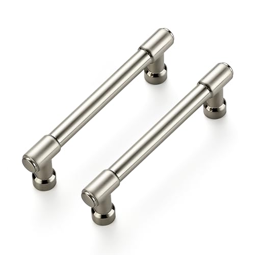 Ravinte Brushed Nickel Kitchen Pulls Cabinet Handles 3-3/4 Inch 10 Pack - color: Brushed Nickel, size: 3-3/4 Inches Hole Center