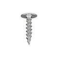 Rok Hardware 100 Pack #8 x 7/8" Deep Coarse Thread Phillips Truss Head Wood Drawer Front Adjustment Screws Zinc MDF