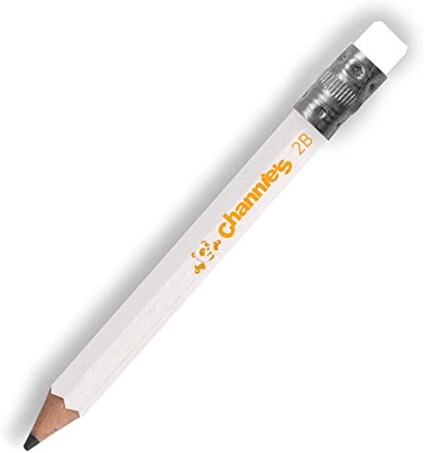 Channie's My First Pencil, Easy-to-Hold Jumbo Pre Sharpened Pencils #2 for Preschoolers, Kindergarteners & 1st Graders, White Wooden 2B Fat Pencils for Kids Ages 3-7, Pack of 2 (5 Each) & Sharpener - style: Easy-to-Hold Presharpened Big Pencils (My First