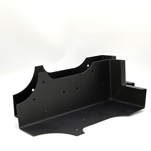 Hi-Flame 4 Set Raised Garden Bed Corner Brackets with Screws, Fit Lumber up to 2 Inch x 12 Inch Raised Bed Brackets for Vegetable Garden (Black)