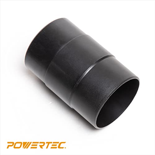 POWERTEC 70123 4-Inch Dust Hose Connector w/Quick Connect Splice Adapter, ABS Plastic, 1PK