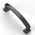 Asidrama 6 Pack 4 Inch(102mm) Hole Centers Kitchen Cabinet Handles, Oil Rubbed Bronze Cabinet Pulls Kitchen Cabinet Hardware for Cupboard Drawer Pulls - color: Oil Rubbed Bronze, size: 4" Hole Center, style: 6 Pack