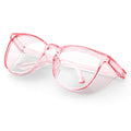 MORK&SUKY Safety Glasses, Stylish Goggles With No Fog Lense, Alternatives To Regular Protective Eyewear For Lab and Nursing. - color: Pink