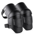 Professional Hard Shell Knee Pads for Men & Women - Flexible Protective Kneepads with Hinged Design & Quick-Clips - for Construction, Flooring, Roofing, Gardening - color: Black