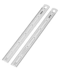 Mr. Pen- Machinist Ruler, 6 Inch, 2 Pack, Stainless Steel Imperial - style: 6 inch, 2 Pack 1/10-1/100 Graduation