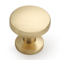 Asidrama 10 Pack Brushed Brass Kitchen Cabinet Knobs Dresser Knobs Drawer Knobs Cabinet Hardware Zinc Knobs for Dresser Drawers - color: Brushed Brass, style: 10 Pack
