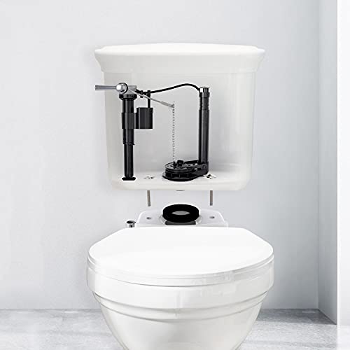 R&T 3-Inch Toilet Flapper Valve Adjustable Flush Volume Toilet Repair Kit for 2-piece Toilet A21026 - color: 3-Inch Flapper Valve