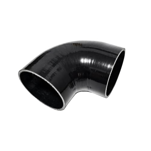 ID 4 inch 90 Degree Silicone Elbow Coupler Hose 4" Leg Length - color: Black 90, size: ID: 4" (102mm)