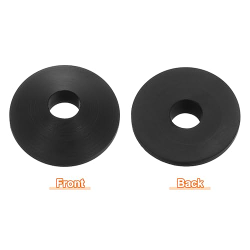 uxcell 5Pcs 5Pcs M6 Rubber Washers M8 Rubber Conical Non-Silp Gaskets Black