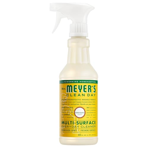 MRS. MEYER'S CLEAN DAY Multi-Surface Cleaner, Honeysuckle, 16 fl oz - size: 16 Fl Oz (Pack of 1)