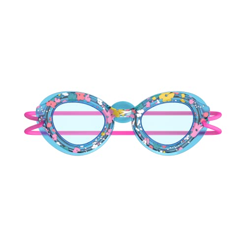 Speedo Kids' Swim Goggles Sunny G Ages 3-8 - color: Bachelor Button Multi Ditsy/Celeste