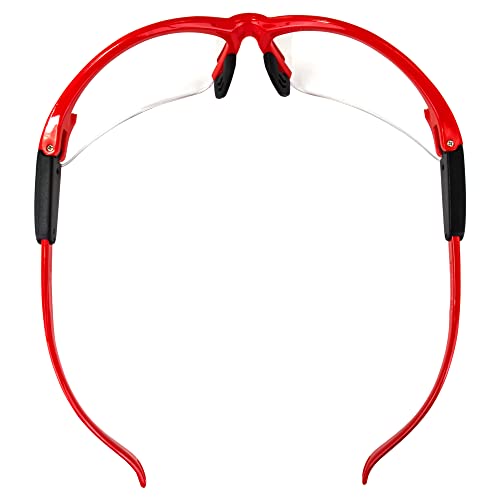 Global Vision Safety Shop Glasses - color: Red