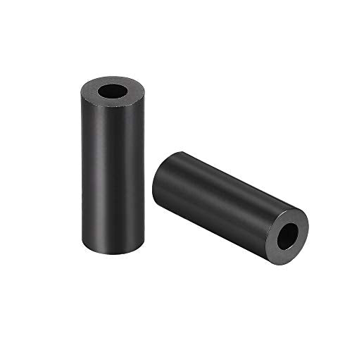 uxcell Nylon Round Spacer Washer 3.2mm ID 7mm OD 15mm Height for M3 Screws Black 100Pcs - size: 3.2mmx7mmx15mm