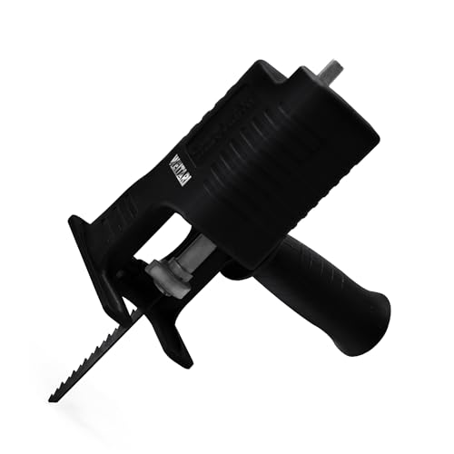 Electric Drill to Reciprocating Saw Adapter Chainsaw Conversion Head Saw Blades Handle Kit,Power Hand Saw Drill Attachment, Jig Saw Attachment,Drill Saw Attachment