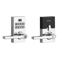 Kwikset 917HFL-26S Smartcode Keypad Electronic with Halifax Lever SmartKey with 6AL Latch and RCS Strike Bright Chrome Finish - color: Bright Chrome