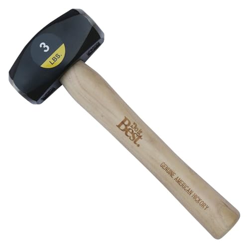 Truper 30948 3-Pound Drilling Hammer, Hickory Handle, 10-Inch - size: 3-Pound Drilling Hammer, style: Hickory Handle