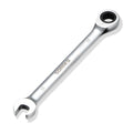 SORAKO 15mm Ratcheting Combination Wrench, Chrome Vanadium Steel Gear Wrench, Industrial Grade Cr-V Steel Gear Spanner, Household Garage Tools(Metric) - style: 1-15mm Metric