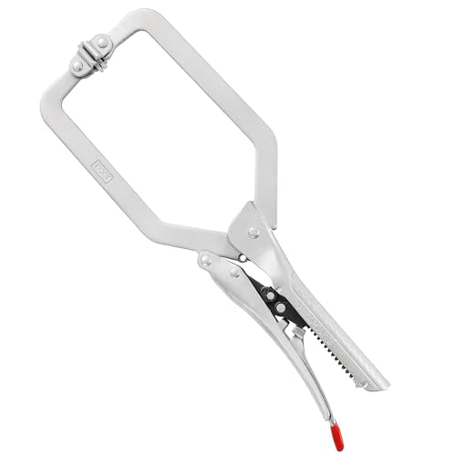 MAXPOWER 10.5" Self-Adjust Locking C-Clamp, 3.9" Jaw Oepning, Swivel Pad - style: Locking C Clamp 10.5"