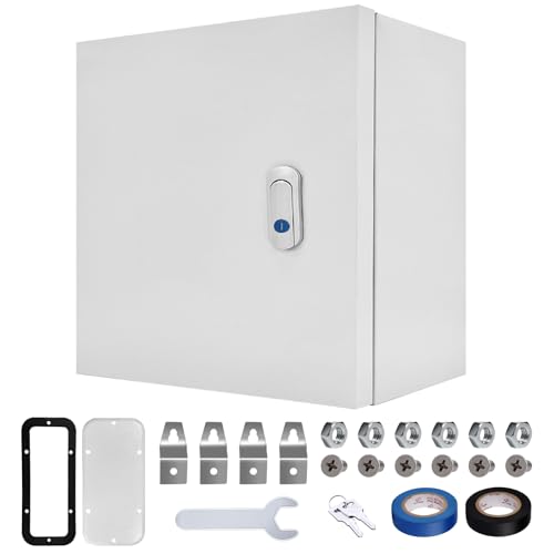Electrical Junction Box 16x16x8, NEMA 4X IP66 Steel Enclosure Box - size: 16 x 16 x 8''
