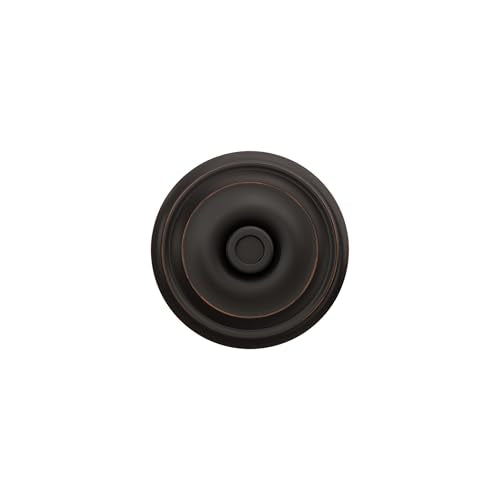 Schlage F40 GEO 716 Georgian Door Knob, Bed & Bath Privacy Lock, Aged Bronze