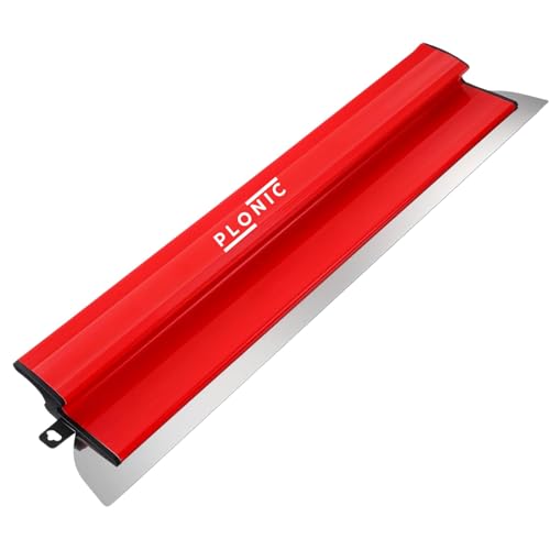 24 Inch Drywall Skimming Blade, Replaceable 0.50mm Stainless Steel Blade, Drywall Trowel for Gyprock, Drywall and Wall-Boardrd, Ergonomically Designed Grip - size: 24 inch