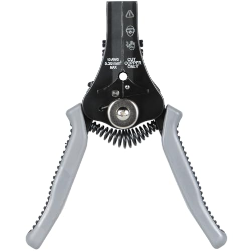 Klein Tools 11069S Automatic Solar Wire Stripper, Precision Stripping for 6 to 12 AWG Solid and 8 to 14 AWG PV Electrical Stranded Wire