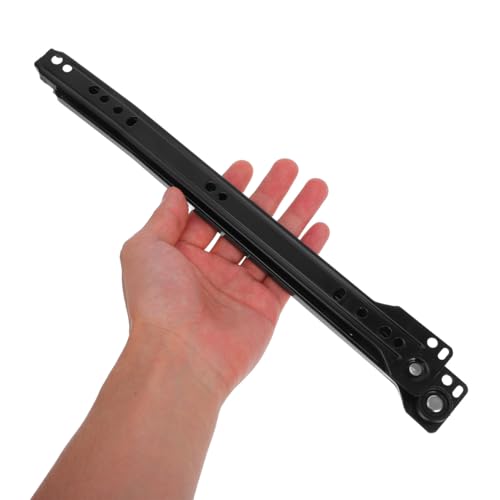 Angoily 12 Inch Bottom Mount Drawer Slides Metal Sliding Rail Hardware Accessories Pair for Smooth Furniture Drawer Operation and Easy Installation