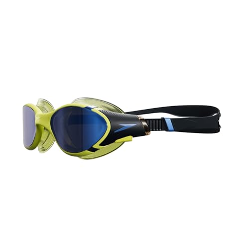 Speedo Unisex-Adult Swim Goggle Biofuse 2.0 - color: Black Hyper/Sapphire Mirrored