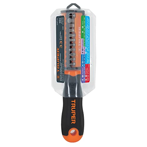 Multi-point screwdriver with 33 tips