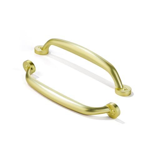 AVICCI 10 Pack Cabinet Pulls 4"/102mm Brushed Gold Heavy Duty Solid Cabinet Handles cabinets Dressers Kitchens Handles Bathroom cabinets Cabinet pulls - color: Brushed Gold, size: 4"(102mm)Hole Center-10Pcs