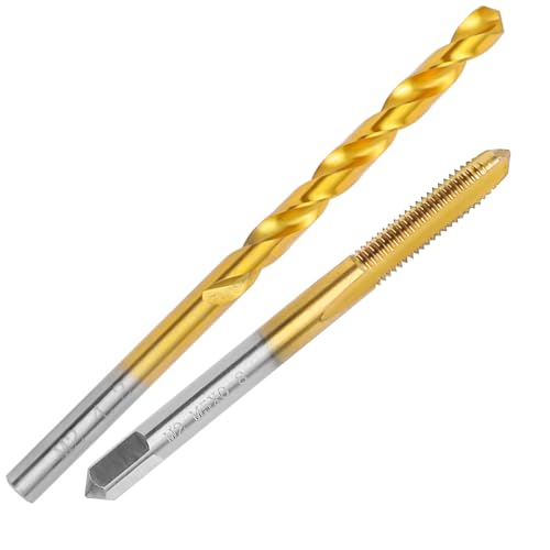 M5 x0.8 Tap and 4.2mm Drill Bit,M2 HSS Metric Threading Drill and Tap Set - size: M5 x0.8 Tap & 4.2mm Drill