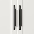 Goldenwarm 10 Pack Black Cabinet Handles, 5" Hole Center Finger Pulls - color: Black, size: 5in Hole Centers