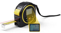 Laser Tape Measure 131FT, 3-in-1 Laser Distance Meter with Tape Measure, LCD Display, Portable Measuring Tool for Home, Construction, DIY