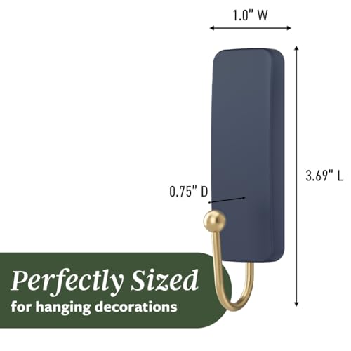 Command Medium Hooks, 4 Hooks, 6 Strips - color: Jupitor Berry