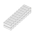 PATIKIL 50pcs Dowel Pins M3 x 8mm Stainless Steel Round Chamfered Head Shelf Support Peg Pin Rod for Support Shelves Furniture Device - size: M3 x 8mm