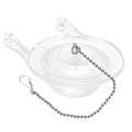3-Inch Toilet Flappers Replacement Kit for Gerber 99-827, 3 Inch Toilet Flush Valve with Stainless Chain and Hook, High Performance Silicone Toilet Flapper - Reliable Toilet Flapper (Clear 1 PCS) - color: Clear 1 PCS