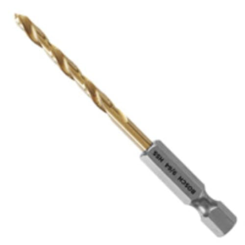 Bosch TI2136IM 9/64 in. Impact Tough™ Titanium Nitride Coated Drill Bit - size: 9/64 in, style: Industrial