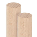 ALBO 1" x 48" Wooden Dowel Rods Set - 2 Pack Birch Natural Extra Long Hardwood Craft Sticks Stair Rails Supports Garden Structures Smooth Sanded Finish Woodworking Material DIY Furniture - size: 1" x 48" 2 Pcs