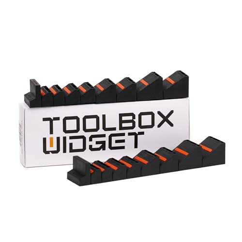 ToolBox Widget Basics Wrench Organizer - Rubber Wrench Holders for Tool Drawer - Modular Toolbox Organizer System - 1 Pack, 16 Holders