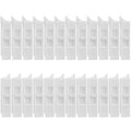 24 Pcs Window Tilt Latch Pairs Spring Loaded Sliding Window Latch Lock Snap-in White Vinyl Plastic Construction for Home Window Accessories Parts - size: 24 Pcs