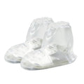 Waterproof Shoe Covers for Rain 10 Pairs Disposable Plastic Rain Shoe Covers Reusable Shoe Ponchos & Boot Covers for Adults' Short Size, Outdoor Travel Commuting and Indoor Protection (Clear)