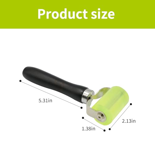 1 Pc Automobile Sound Deadener Rolling Wheel Roller,Car Audio Sound Deadening Application Wheel Roller,Noise Filter Application Wheel Roller Sound Heat Insulation Mat Wallpaper Application