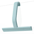 dancemoon JustHang Shower Squeegee with Built-in Hook, 10-Inch Slate Blue - color: Slate Blue