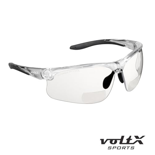 voltX ULTIMATE SPORTS Clear Bifocal Reading Safety Glasses +3.0 Dioptre - color: Clear, size: +3.0 Dioptre