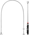 NoCry Premium Tool Set — Magnetic Claw Grabber and Telescopic Pickup Stick - style: Set A - Claw and Pick-up Tool