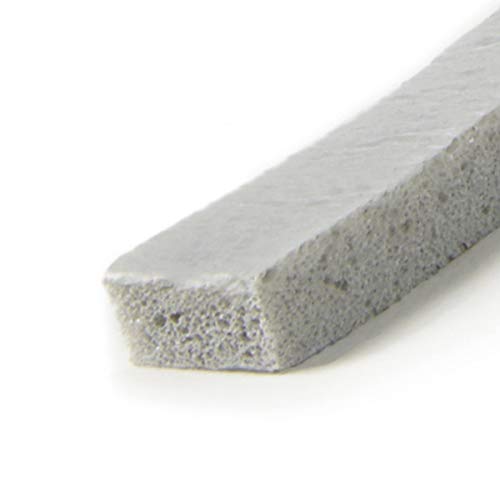 Frost King Vinyl Foam Tape - Closed Cell - Moderate Compression, 3/8" W, 3/16" Thick, 17' L, Grey - size: Pack of 1, style: 3/8"W,3/16"T,17'L,Grey